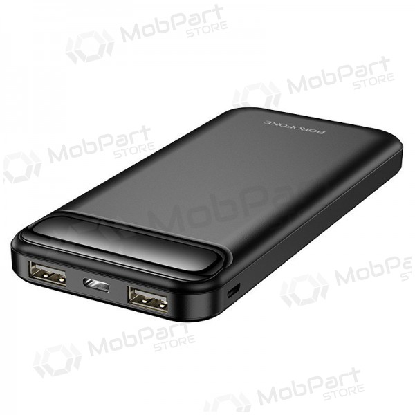 Ulkoinen paristo Power Bank Borofone BJ14 Type-C microUSB 2*USB (2A) 10000mAh musta Ulkoinen paristo Power Bank Borofone BJ14 Type-C microUSB 2*USB (2A) 10000mAh musta
