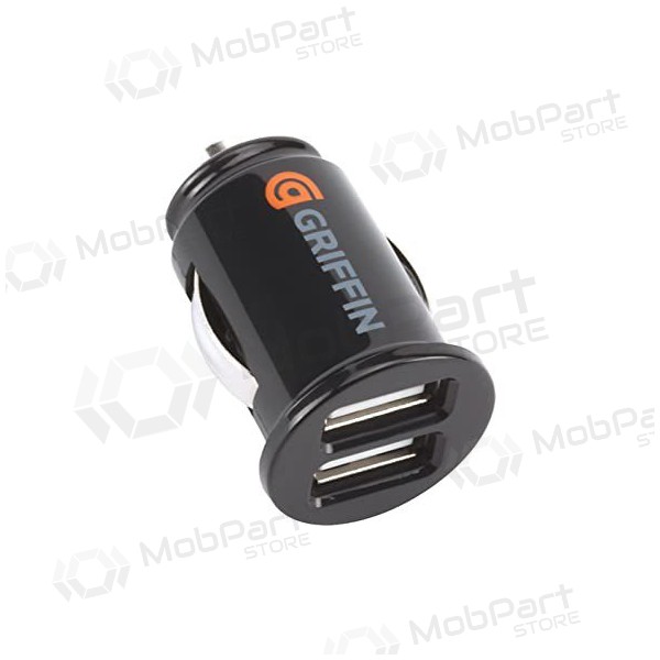 Autolaturi GRIFFIN (2xUSB 1A) (musta)