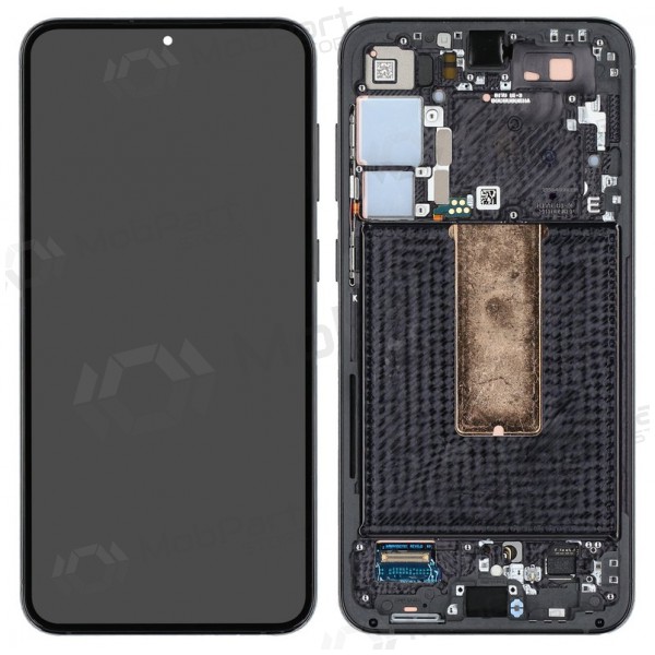 Ekranas Samsung S916 S23+ 5G su lietimui jautriu stikliuku ja rėmeliu Phantom Black alkuperäinen (service pack)