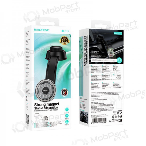 Auton matkapuhelinpidike Borofone BH123 (dashboard) musta