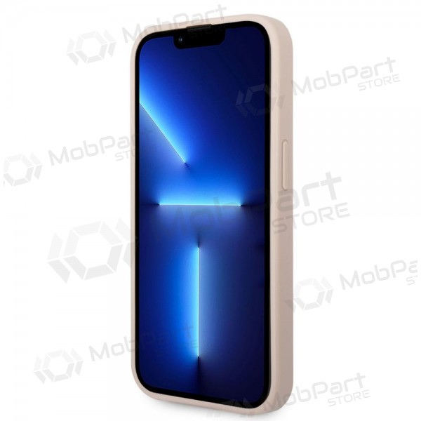 Apple iPhone 14 Pro Max kotelo - Guess PU 4G Metal Logo (vaaleanpunainen)
