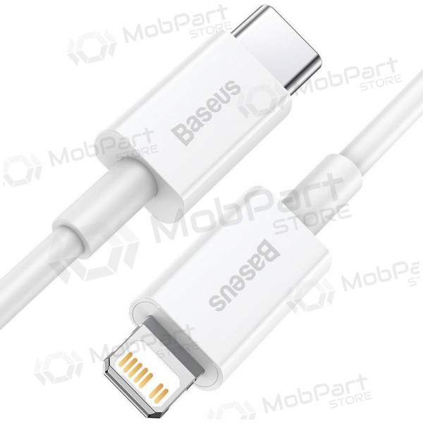 Kaapeli Baseus Superior Type-C - Lightning PD 20W 0.25m (valkoinen) CATLYS-02