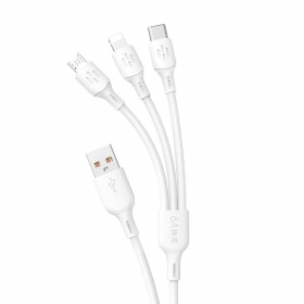 USB-kaapeli Dudao L8A-3in1 USB-A–USB-C / Micro USB / Lightning 1.2 m