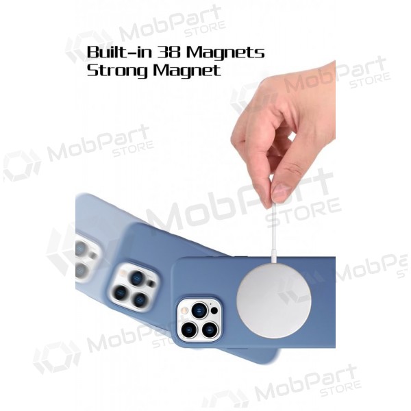 Suojakuori HDD Silicone MagSafe Case Apple iPhone 14 musta