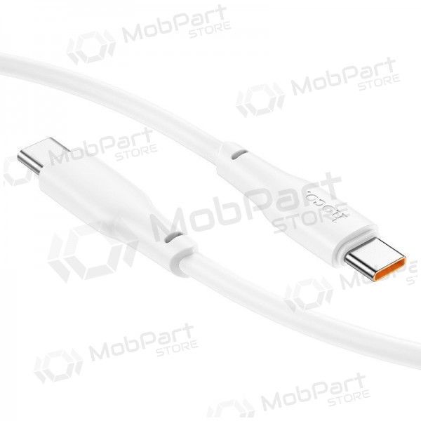 USB-C-kaapeli Hoco X93 USB-C–USB-C 1 m 100 W valkoinen