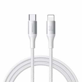 USB kaapeli Joyroom S-A28 USB-C to Lightning 30W 2.0m valkoinen