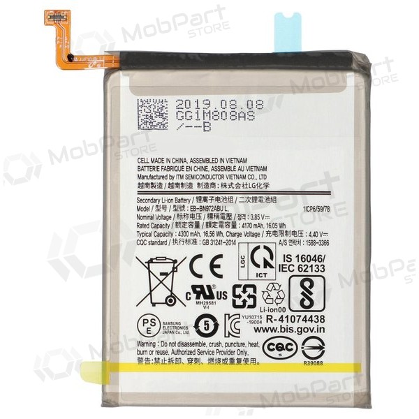 Samsung Galaxy Note 10+ akku, akku (EB-BN972ABU)