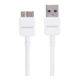 Samsung N9005 / N7200 Note 3 microUSB (ET-DQ10Y0WE) kaapeli (valkoinen) (1M)