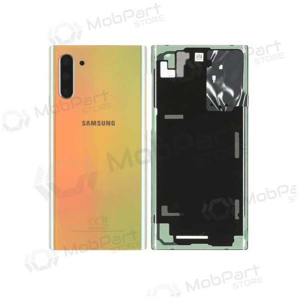 Samsung N970F Galaxy Note 10 takaakkukansi (Aura Glow) (käytetty grade A, alkuperäinen)
