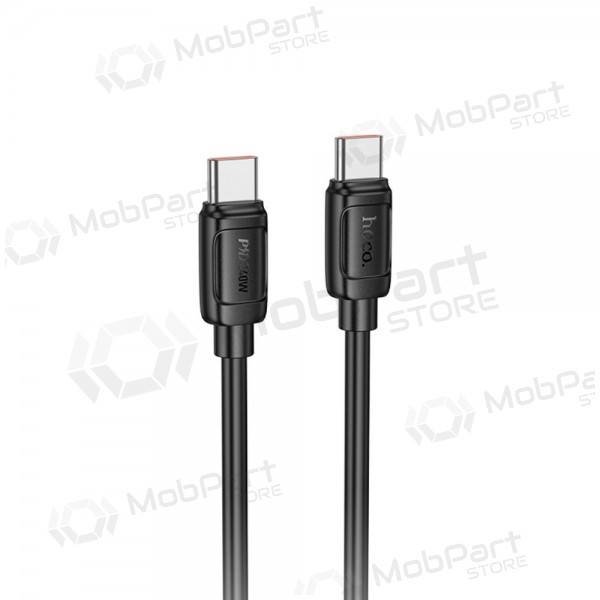 USB-C-kaapeli Hoco X115 USB-C–USB-C 1 m 240 W musta