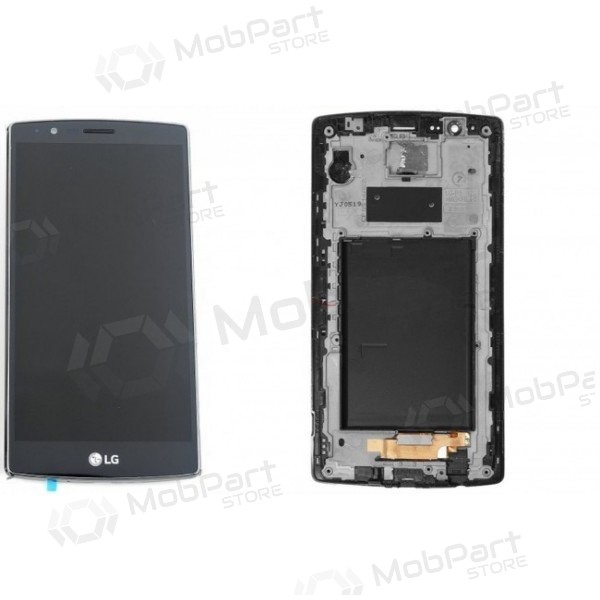 LG H815 Optimus G4 näyttö (kehyksellä) (musta)