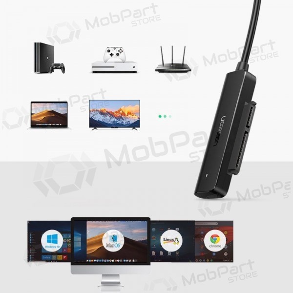 SSD disko sovitin Ugreen iš SATA III 2,5 į USB 5Gbps