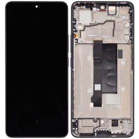 Xiaomi Poco X6 5G (compatible with Redmi Note 13 Pro 5G) näyttö (musta) (kehyksellä) (alkuperäinen)