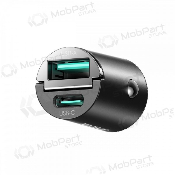 Autolaturi Joyroom JR-CCN18 65 W USB-C + USB-A musta