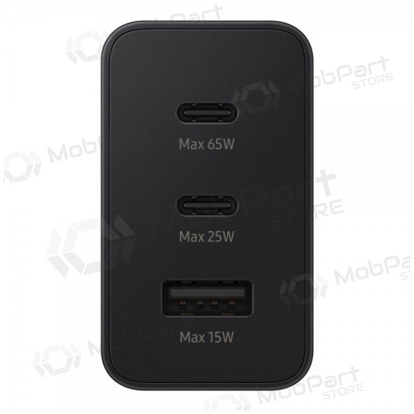 Verkkolaturi Samsung EP-T6530NBEGEU 65 W 2x USB-C + USB-A musta
