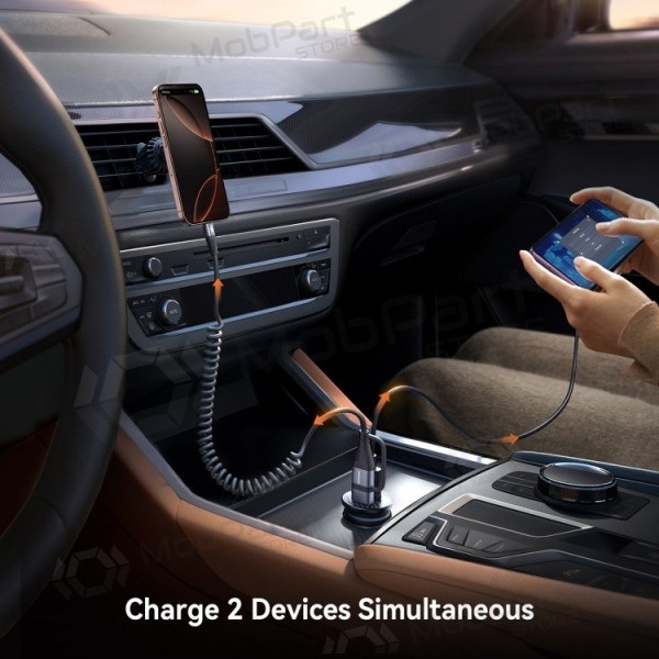 Autolaturi Joyroom JR-CCN16 USB-A/USB-C 15W musta