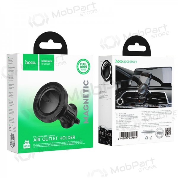 Auton matkapuhelinpidike Hoco H56 (air vent) musta