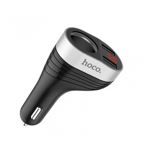 Laturi automobilinis Hoco Z29 x 2 USB (3.1A) (musta)
