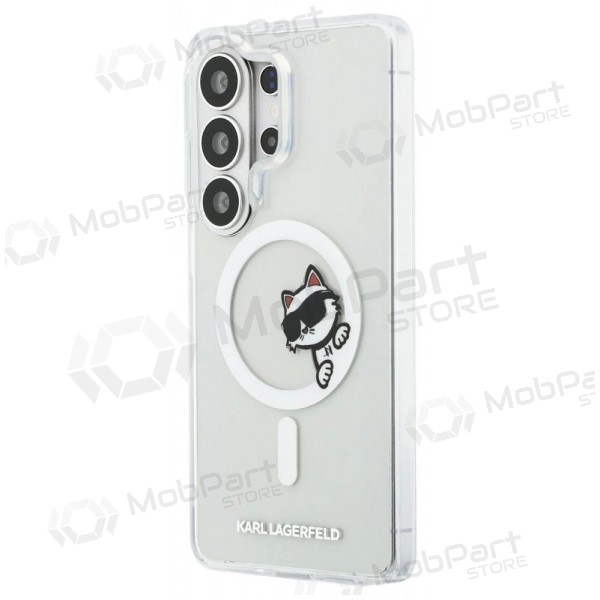 Samsung Galaxy S26 Ultra kotelo - Karl Lagerfeld IML Choupette Peekaboo Logo Magnetic (läpinäkyvä)