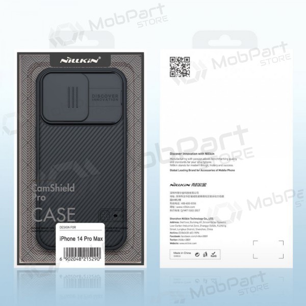 Apple iPhone 14 Pro Max suojakuori „Nillkin CamShield Pro“ (violetti)