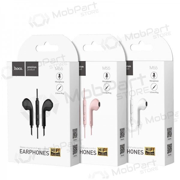 Handsfree HOCO M55 3,5mm (valkoinen)