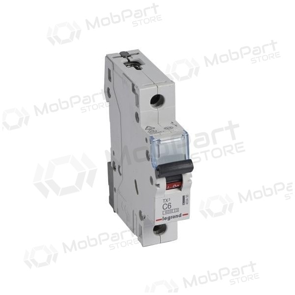 Johdonsuojakatkaisija MCB RX3 Legrand 403430 - (6A, 1P, 230V, 6kA)