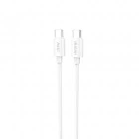 USB-C-kaapeli Dudao L4C USB-C–USB-C 2 m 30 W valkoinen