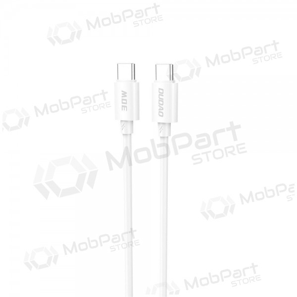 USB-C-kaapeli Dudao L4C USB-C–USB-C 2 m 30 W valkoinen