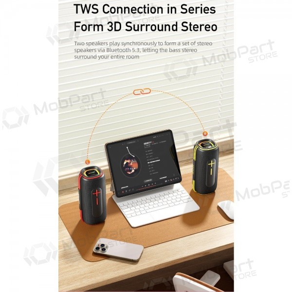 Bluetooth kannettava kaiutin Awei KA5 20W musta