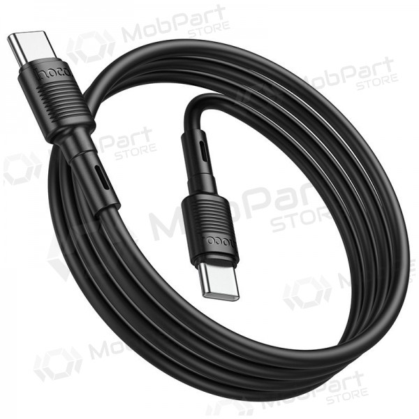 USB kaapeli Hoco X83 60W Type-C to Type-C 1.0m musta