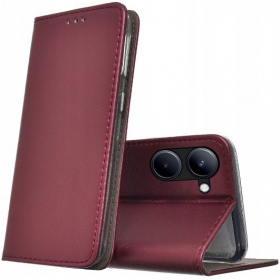 Samsung Galaxy A136 A13 5G / A047 A04s puhelinkotelo / suojakotelo "Smart Magnetic" (viinipunainen)