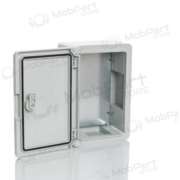 Muovikotelo Plastim PP3021 (800x600x260, harmaa, IP65, IK08)