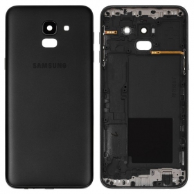 Samsung J600 Galaxy J6 2018 takaakkukansi (musta) (käytetty grade B, alkuperäinen)