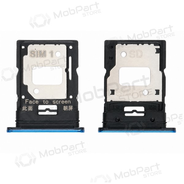 Xiaomi Mi 11 Lite 4G / 5G / 5G NE 2021 SIM-korttipidike (sininen)