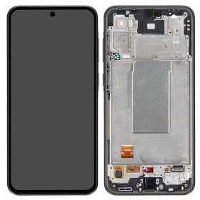 Samsung Galaxy A36 näyttö (musta) (kehyksellä) (alkuperäinen)