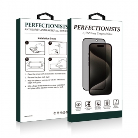 LCD apsauginis stikliukas 2.5D Privacy Perfectionists Apple iPhone XR/11 musta