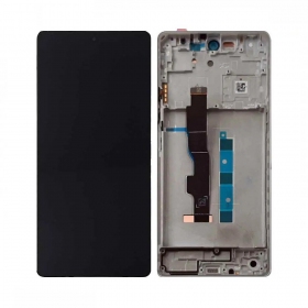 Xiaomi Redmi Note 13 5G näyttö (Arctic White) (kehyksellä) (alkuperäinen)