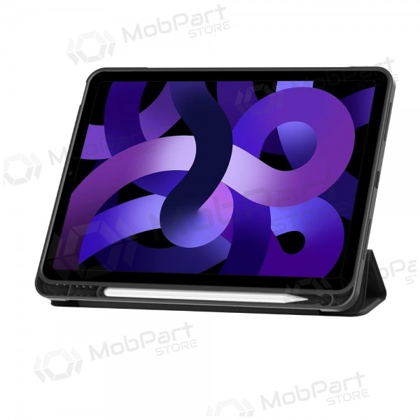 Apple iPad Air (2020, 2022, 2024, 2025, 2026) kotelo - Tech-Protect SmartCase Pen Holder (musta)