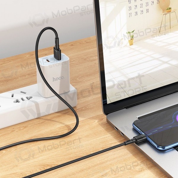 USB kaapeli Hoco X83 USB-A to MicroUSB 1.0m musta
