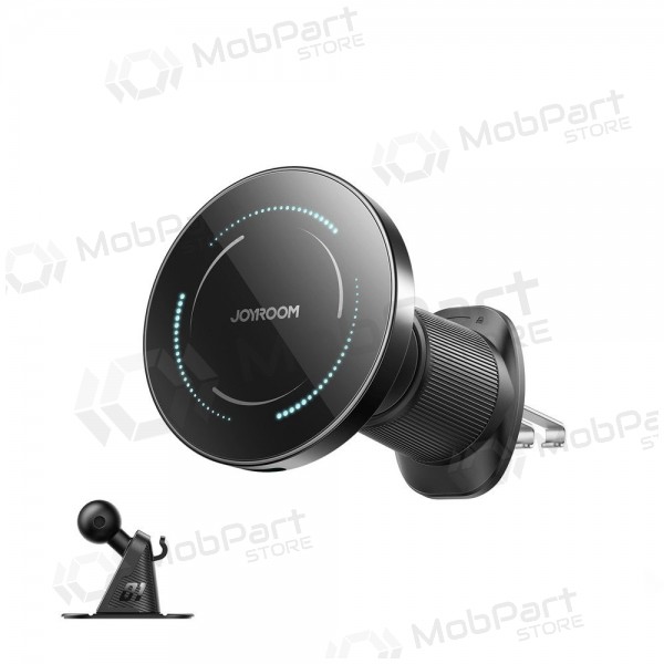 Automobilinis laikiklis-laturi Joyroom JR-ZS502 MagSafe 15W (air vent/dashboard) musta