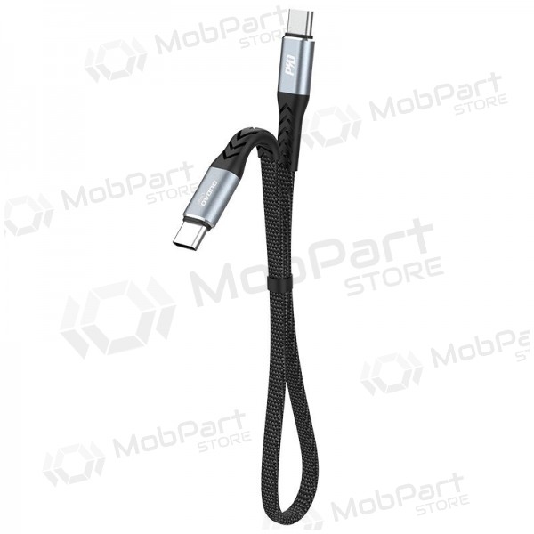 USB-C-kaapeli Dudao L10C USB-C–USB-C 0,23 m 100 W musta