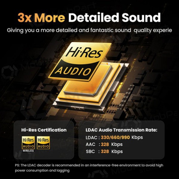 Langattomat kuulokkeet Ugreen HiTune H6 Pro Active Noise-Cancelling Earbuds (35873)