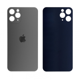 Apple iPhone 11 Pro takaakkukansi harmaa (space grey) (bigger hole for camera)