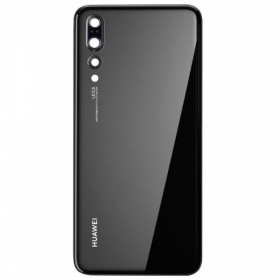 Huawei P20 Pro takaakkukansi (musta) (käytetty grade B, alkuperäinen)