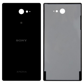 Sony Xperia M2 D2303 / Xperia M2 Aqua D2403 takaakkukansi (musta) (käytetty grade A, alkuperäinen)