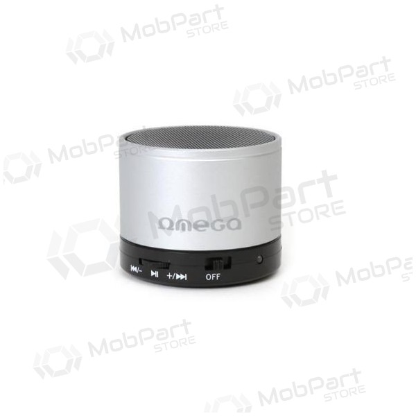 Bluetooth kannettava yläkaiutin OMEGA OG47 (MicroSD, handsfree) (hopea)