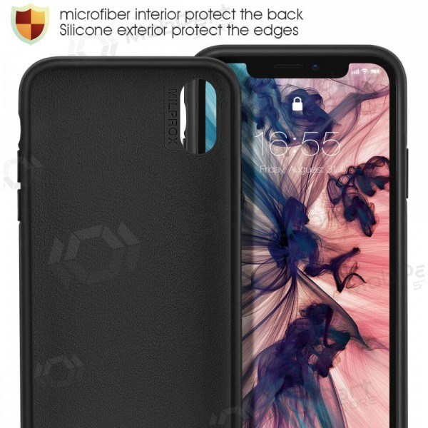 Apple iPhone 11 Pro kotelo - Liquid Silicone 2.0mm (musta)