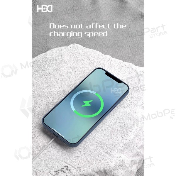 Suojakuori HDD Silicone MagSafe Case Samsung S908 S22 Ultra 5G tamsiai harmaa