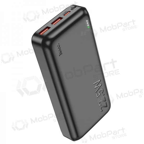 Ulkoinen paristo Power Bank Hoco J101A PD 20W+Quick Charge 3.0 22.5W 20000mAh musta