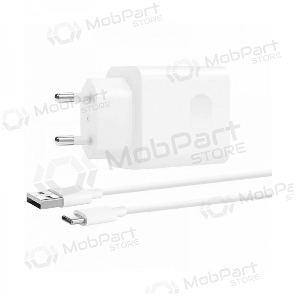Laturi alkuperäinen Huawei CP404B SuperCharge 22.5W + kaapeli Type-C 1m pakkauksessa valkoinen